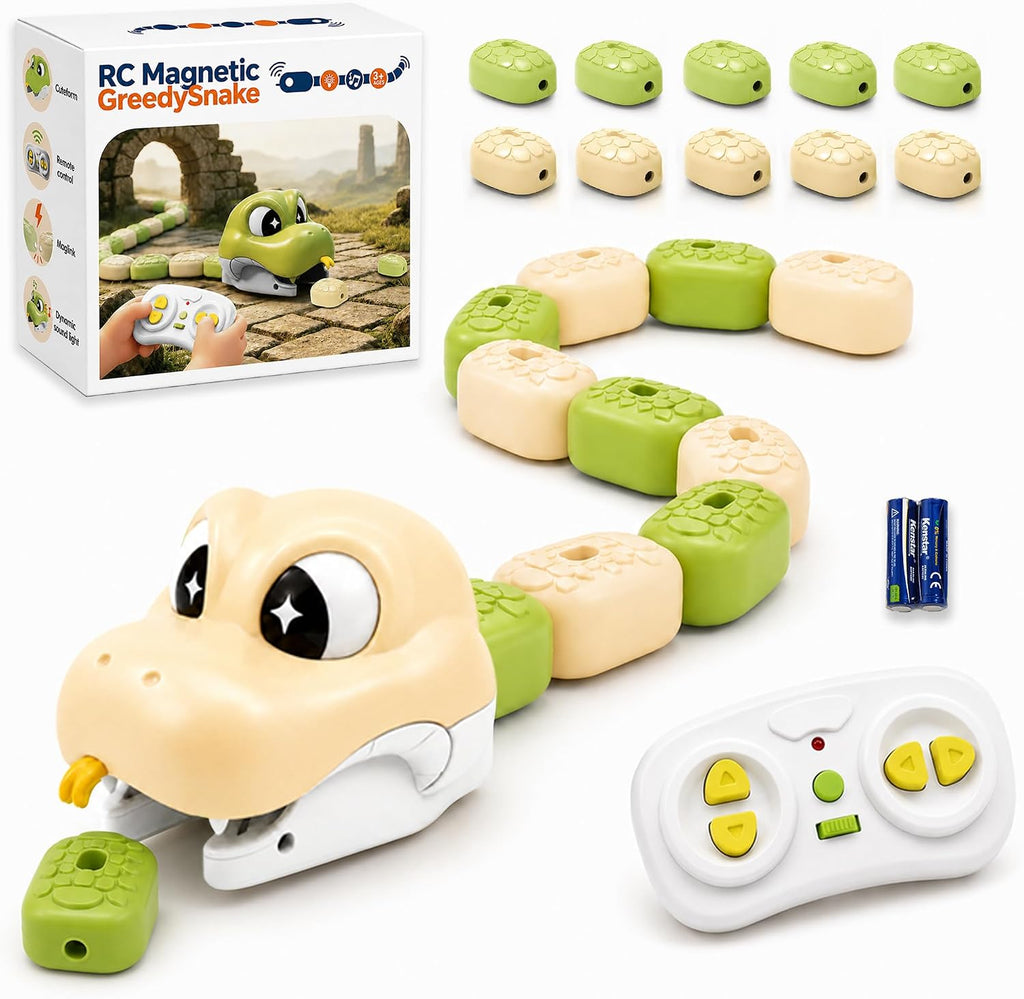 Juguete de serpiente de control remoto para niños, juego de