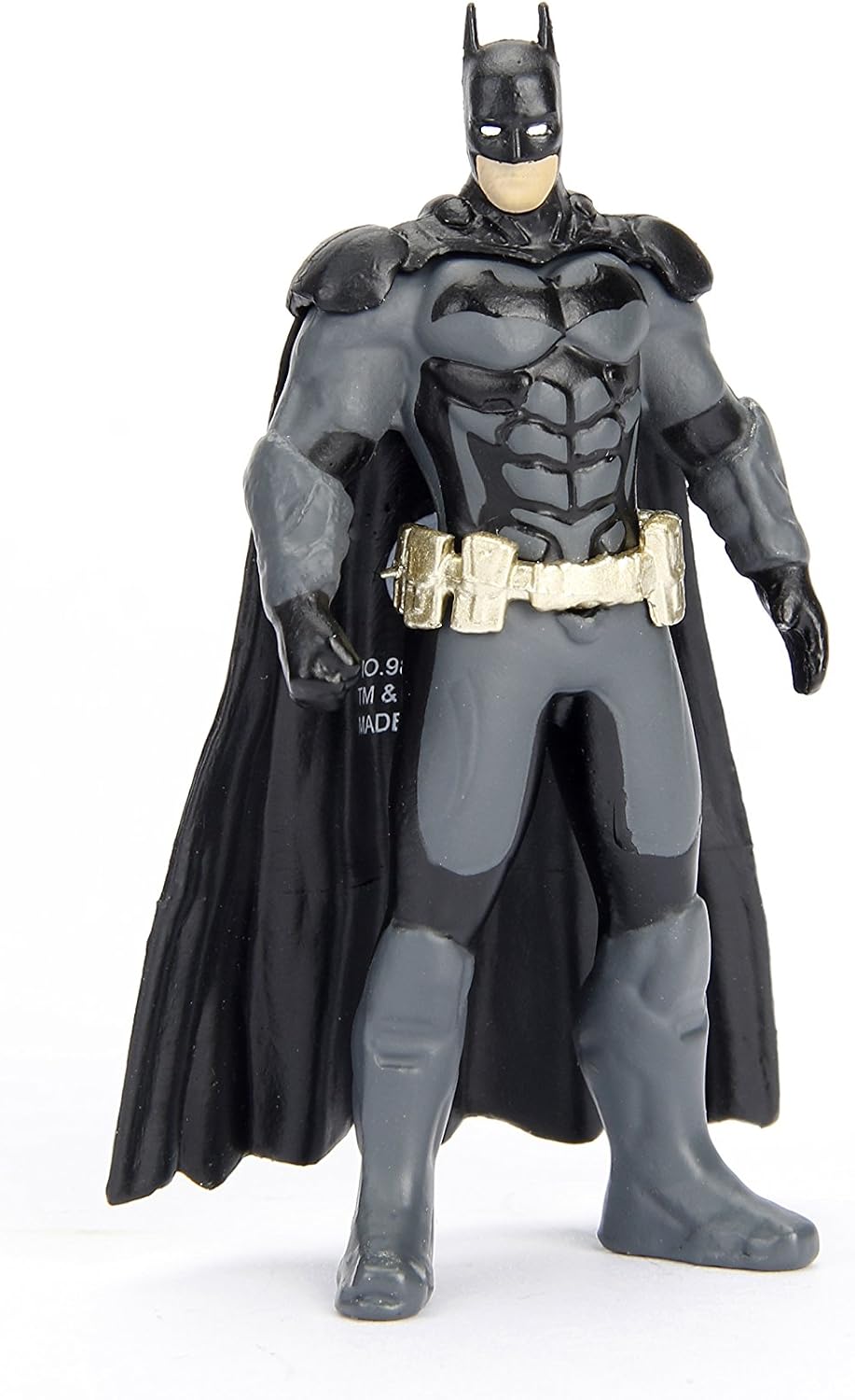 Jada DC Comics Batman 2015 Arkham Knight Batmobile y figura metálica Batman Vehículo coleccionable fundido a presión, negro, escala 1:24