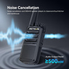 Retevis RT68 Business FRS Walkie Talkies de largo alcance con auriculares