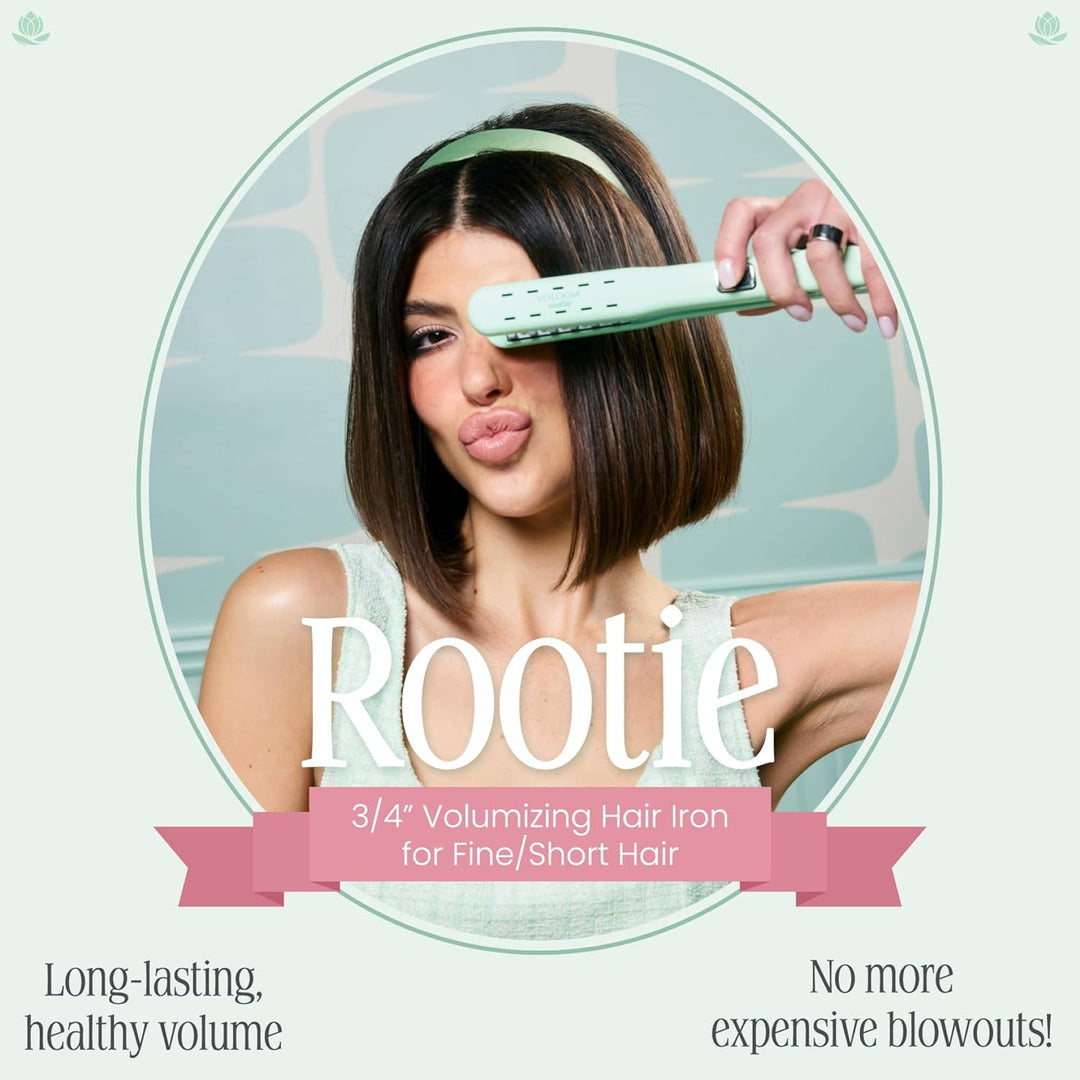 Voloom Rootie Plancha de Cabello de Cerámica Profesional Voluminiza...
