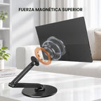 UPERFECT Soporte magnético VESA, brazo de aluminio ajustable para monitor