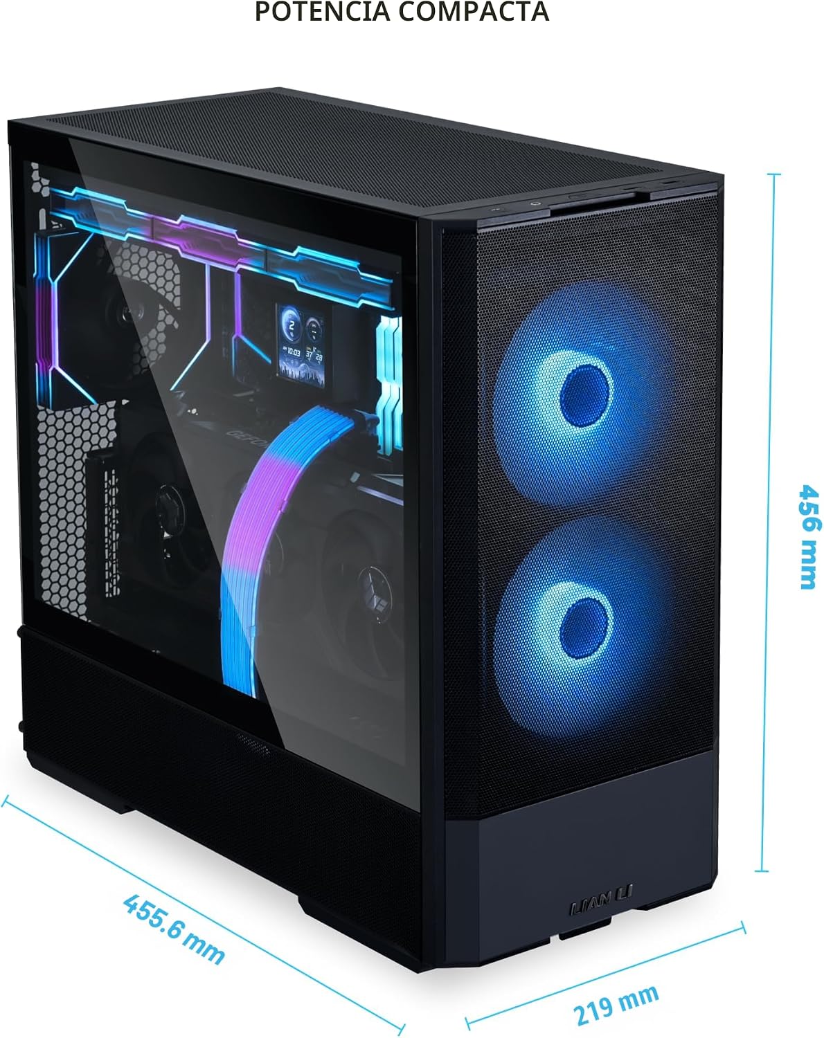 Lian Li Lancool 207 Compact ATX RGB Carcasa de Computadora para Jue...