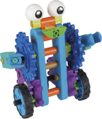 Thames & Kosmos Primer kit de ingeniería de robots para niños: experimento STEM para jóvenes aprendices | Construye 10 robots sin motor | Juega y aprende con manual en formato libro de cuentos |