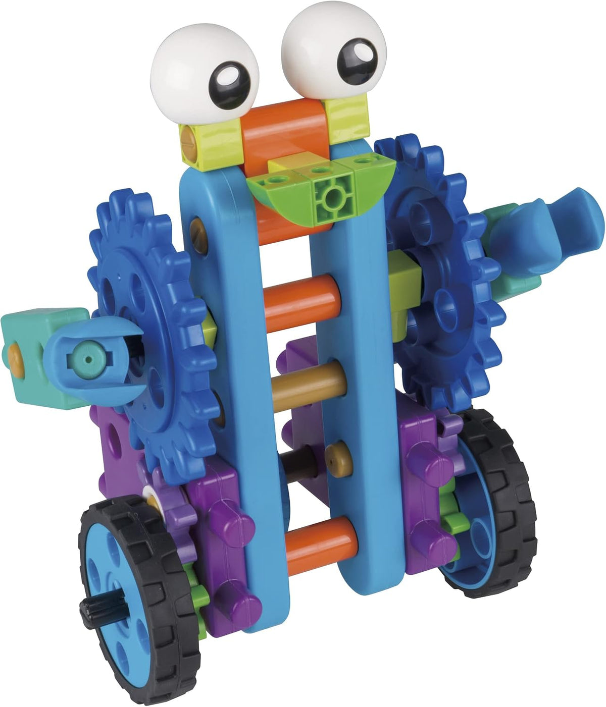 Thames & Kosmos Primer kit de ingeniería de robots para niños: experimento STEM para jóvenes aprendices | Construye 10 robots sin motor | Juega y aprende con manual en formato libro de cuentos |