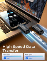 Gulloe Unidad flash de 512 GB diseñada para iPhone, memoria USB par...