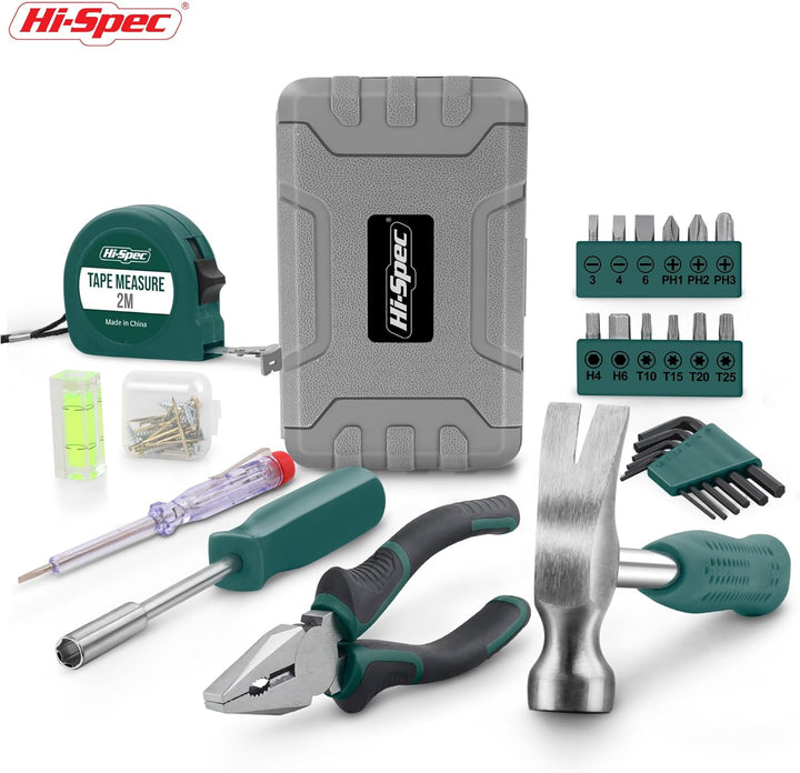 Hi-Spec Kit de herramientas pequeño compacto para bricolaje en el h...