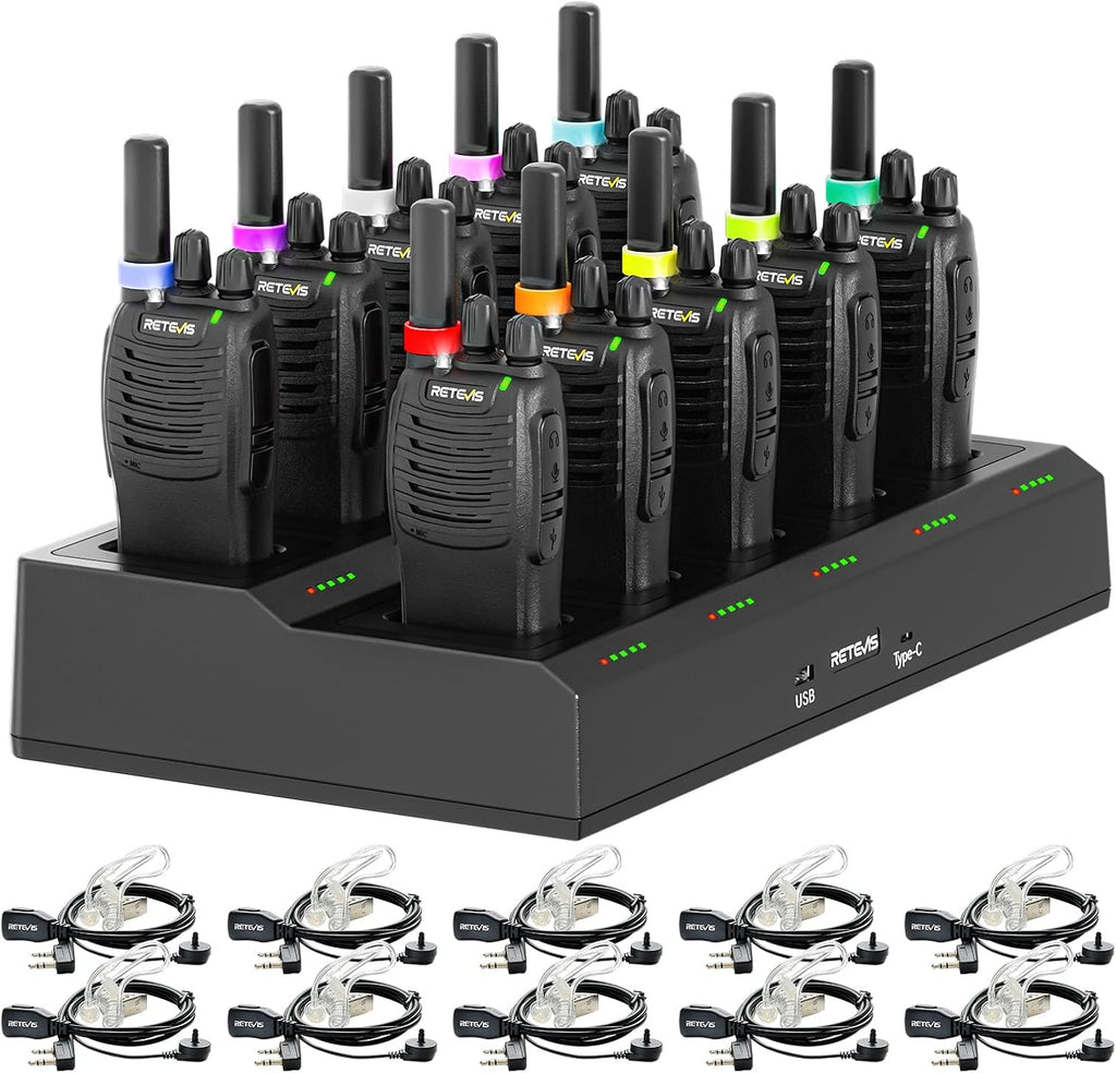Retevis H-777 Walkie Talkies Adultos, Radio de 2 vías con auriculares