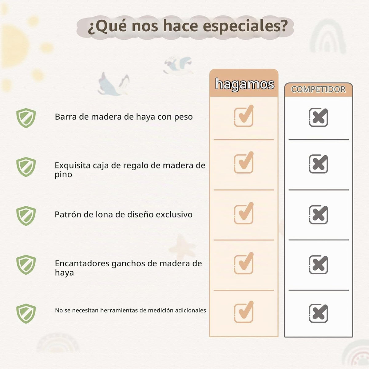 let's make Tabla de crecimiento para pared, tabla de altura de 7 pies con caja de recuerdos y gancho, regla de pared de lona impermeable, extraíble neutra, decoración de pared para bebés, niños pequeños