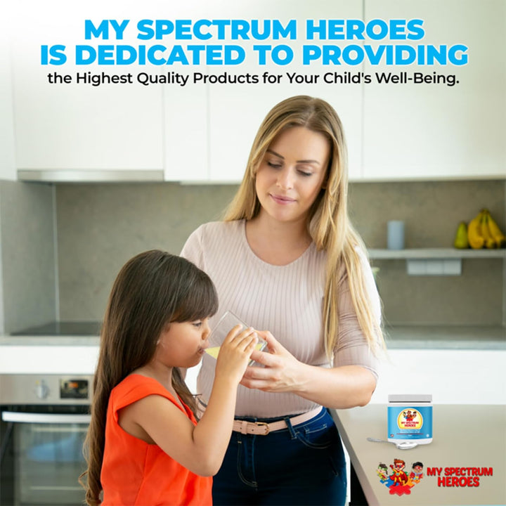 My Spectrum Heroes Multivitamínico en polvo para niños, suplemento...
