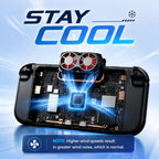 Tongzhuo Ventilador Refrigerante para Nintendo Switch 2, Enfriamiento Rápido, Dos Velocidades Ajustables (Algunas Ruidos de Aire Durante la Operación y ¡Se Debe Quitar la funda al Usar!)