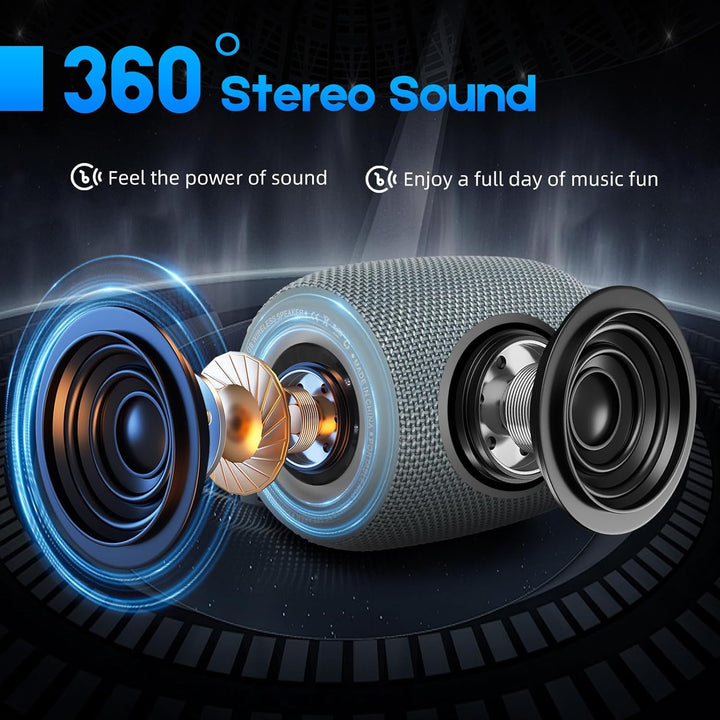 Parlante Bluetooth portátil, altavoz inalámbrico BT5.3 de 20W con d...