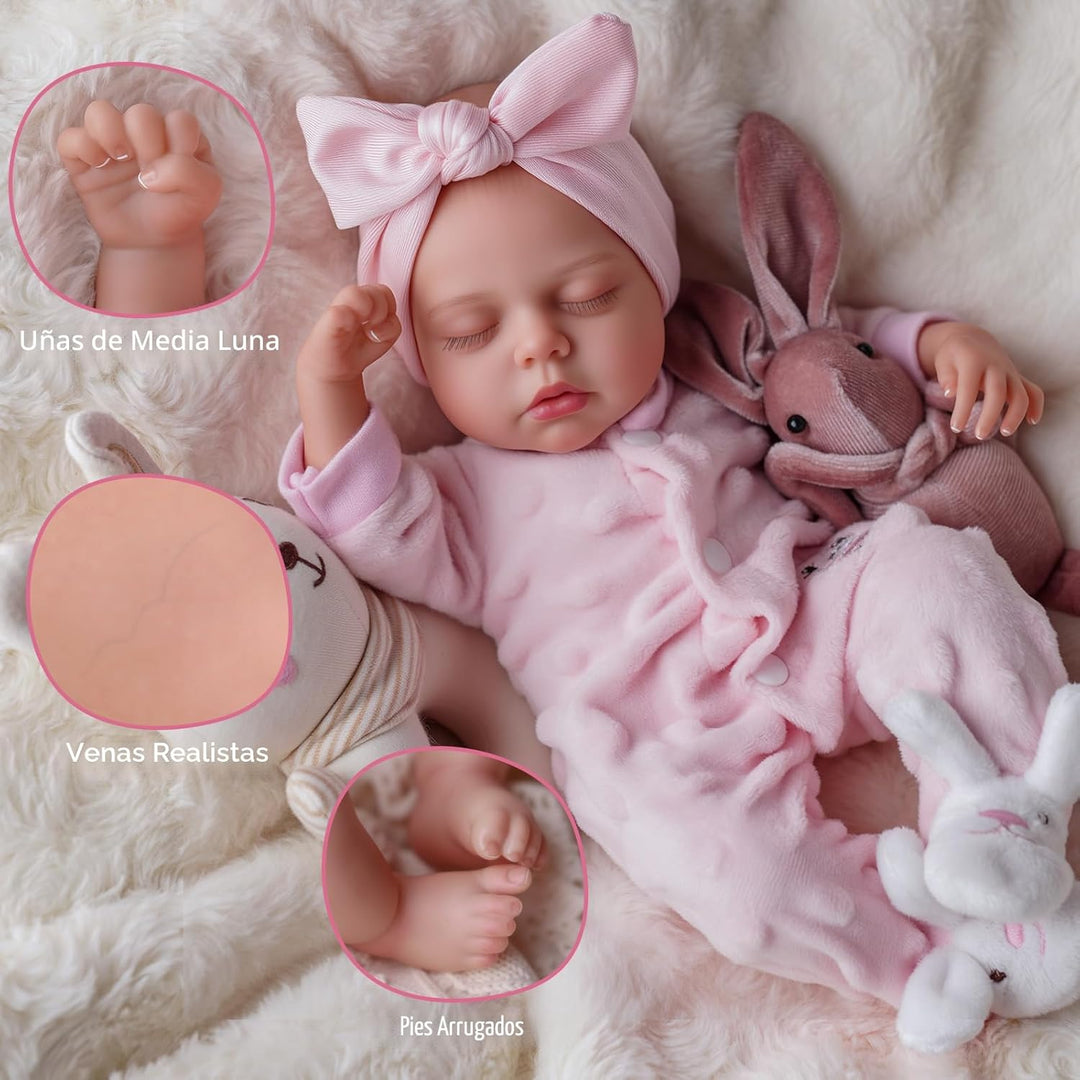 BABESIDE Muñecas de bebé Reborn de 12 pulgadas, cuerpo completo de...