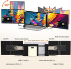 ROYY - Extensor de pantalla para portátil de 2.5 K, monitor portáti...