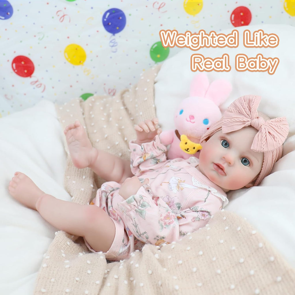 Babeviimt Reborn Baby Dolls - Muñeca de bebé realista de vinilo suave de 20 pulgadas, Pinkk