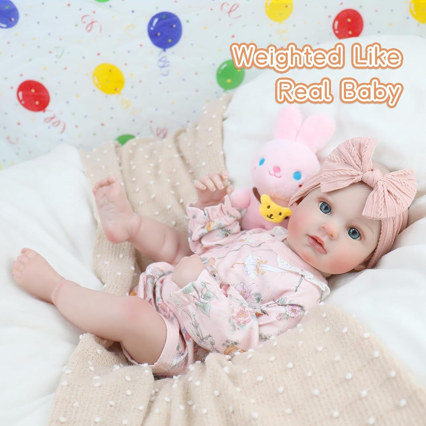 Babeviimt Reborn Baby Dolls - Muñeca de bebé realista de vinilo sua...