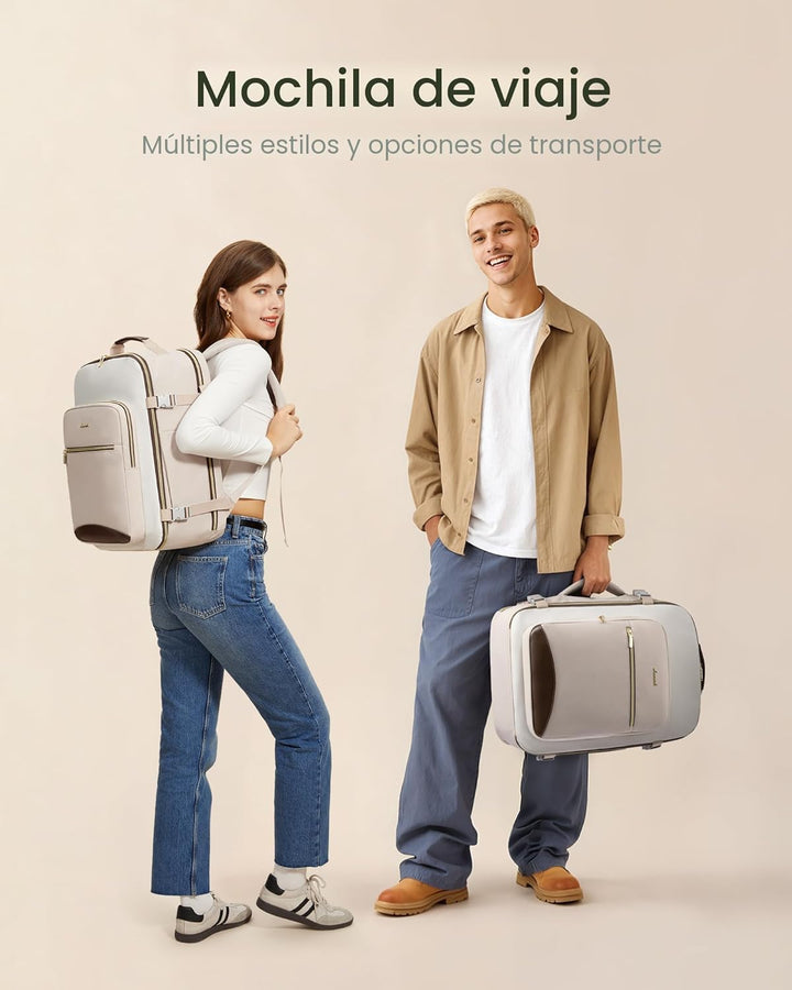 LOVEVOOK 40L - Mochila de viaje para mujeres y hombres, aprobada po...