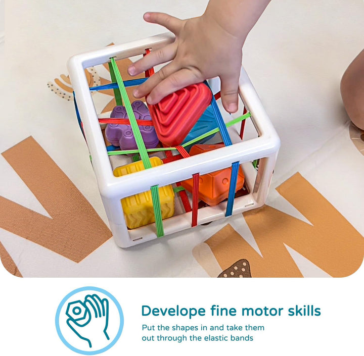 LiKee Juguetes Montessori para niños de 1 año 6 piezas de
