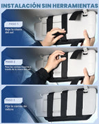 Organizador Molle para Visor Solar de Coche, Compatible con la mayoría de patrullas, camionetas, furgonetas y SUV