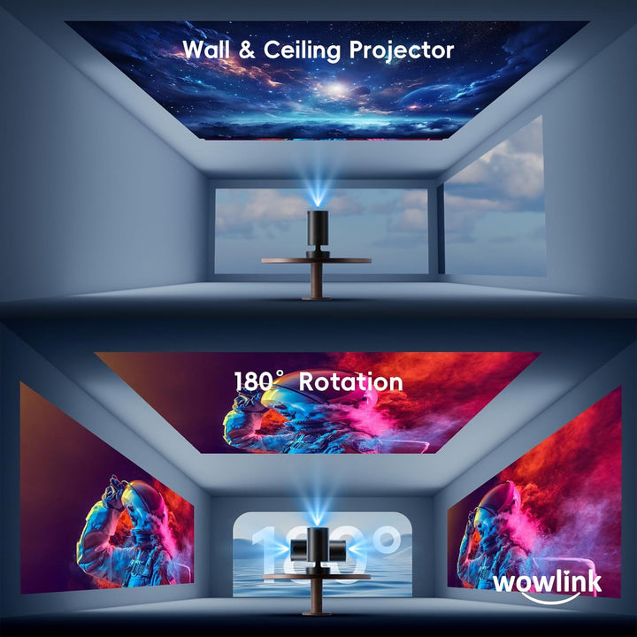 [Aplicaciones integradas y actualizadas en 2026] Mini proyector con...