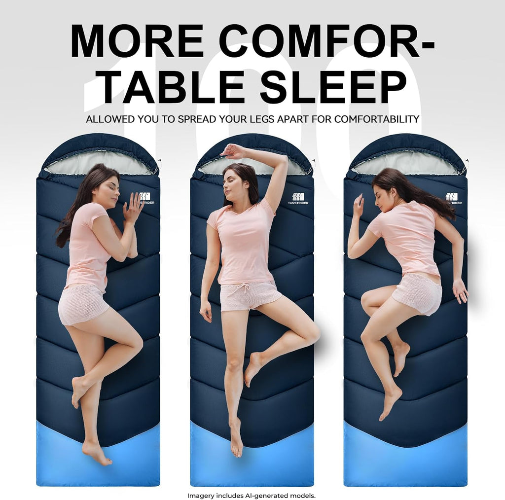 Sacos de dormir para adultos y niños de 4 estaciones para