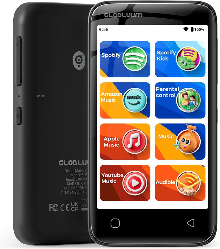 Reproductor de MP3 para niños, controles parentales, 16 GB, compati...