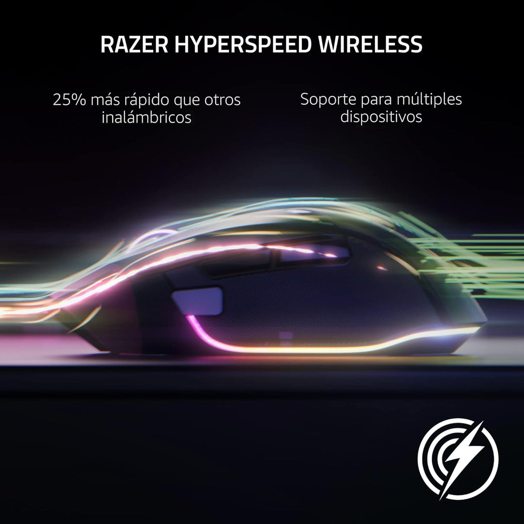 Razer Basilisk V3 Pro - Mouse inalámbrico personalizable para juego...