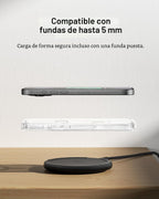 Belkin Cargador inalámbrico de 15W, Base de carga Qi para iPhone 17 (paquete de 2)