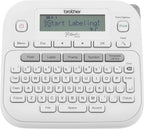 Brother P-Touch - Máquina etiquetadora PTD220, impresora térmica sin tinta para organización del hogar y la oficina, portátil y ligera, teclado QWERTY de un solo toque y 25 plantillas preestablecidas