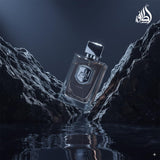 Lattafa Liam Grey Eau de Parfum Spray para Unisex, 3.4 onzas