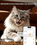 oneisall Alimentador automático para gatos 5G WiFi para 2 gatos