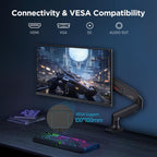 KOORUI Monitor de juegos de 24 pulgadas 144Hz Full HD 1920 x 1080p...