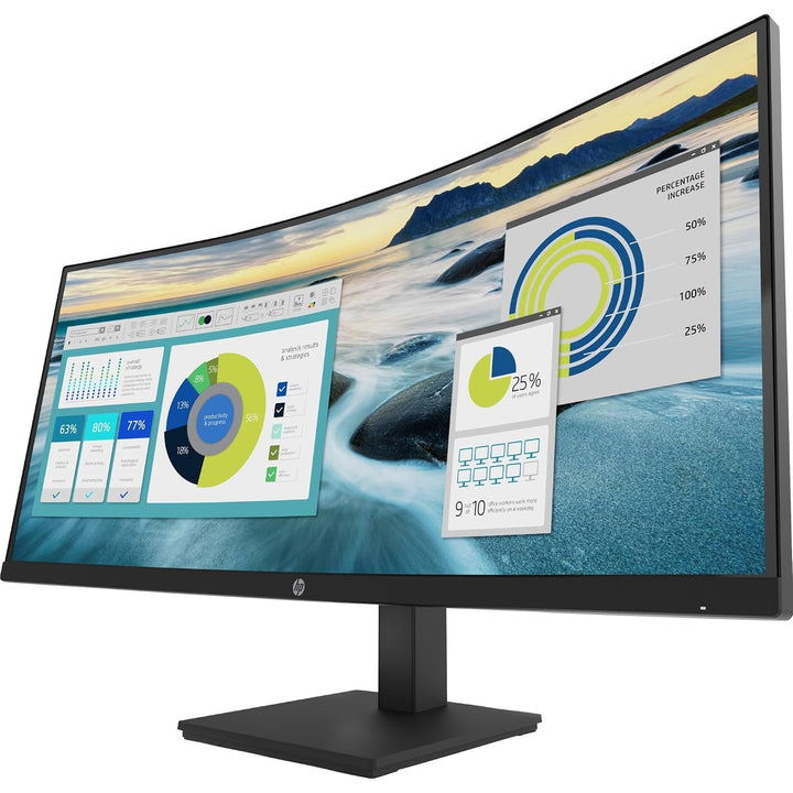 HP Monitor USB-C curvado P34hc G4 - Pantalla WQHD de 34 pulgadas (3...