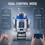 Kit de construcción de robot mecánico galaxia, control remoto y aplicación, juguetes de construcción de robot STEM, compatible con robot Lego, regalos de cumpleaños para el día del padre para