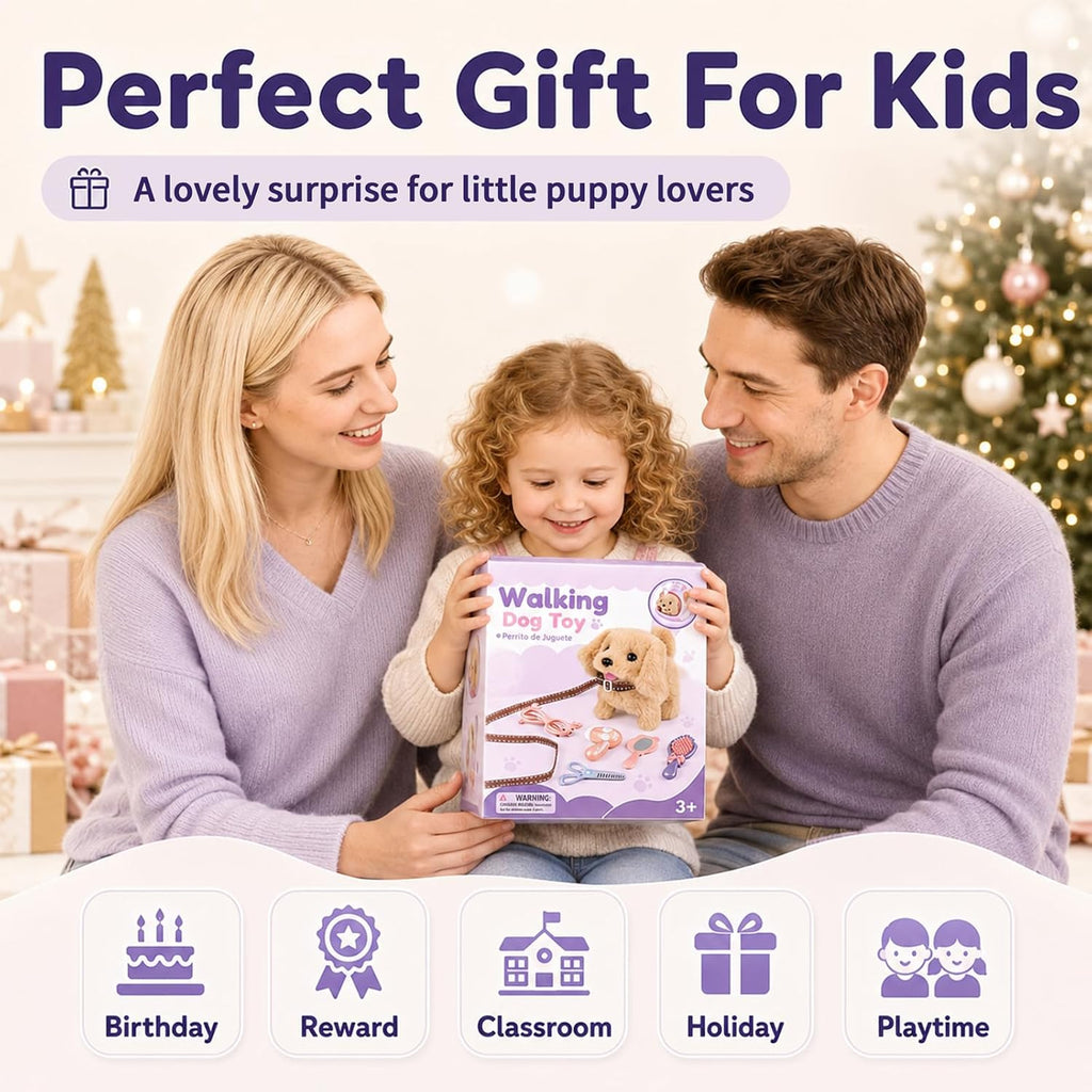17 juguetes robot para perros para niñas de 3, 4, 5, 6 años, mini r...