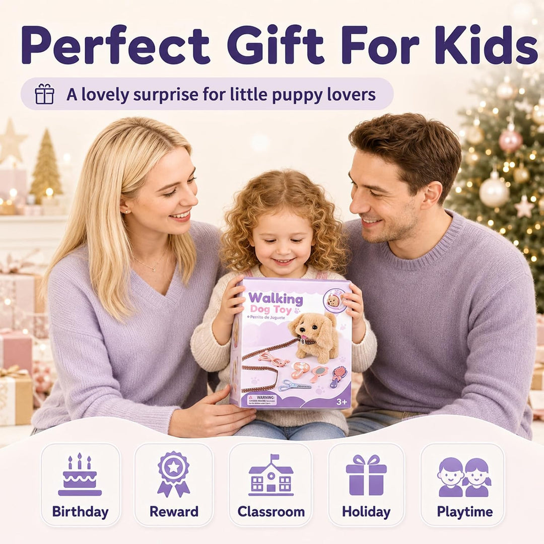 17 juguetes robot para perros para niñas de 3, 4, 5, 6 años, mini r...