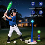 QDRAGON LED 2 en 1 Conjuntos de Bolas para Niños con Máquina de Lanzamiento Automática