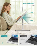 SONGMICS Escritorio para computadora portátil de cama, plegable