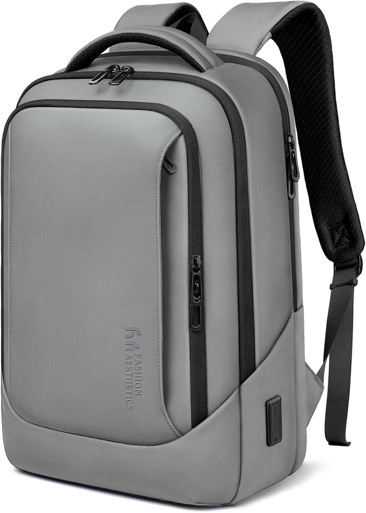 hk Mochila para laptop para hombres con puerto de carga USB para ne...