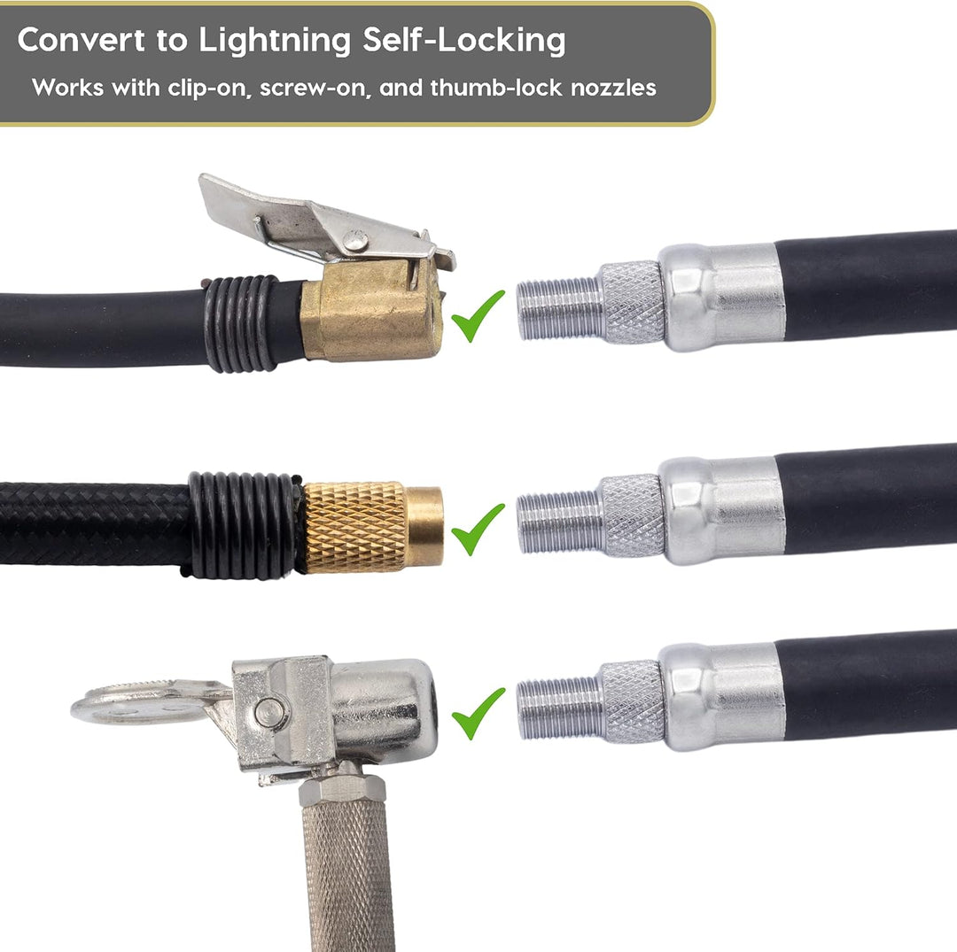 JACO Lightning S2X Manguera de extensión de inflador de neumáticos...