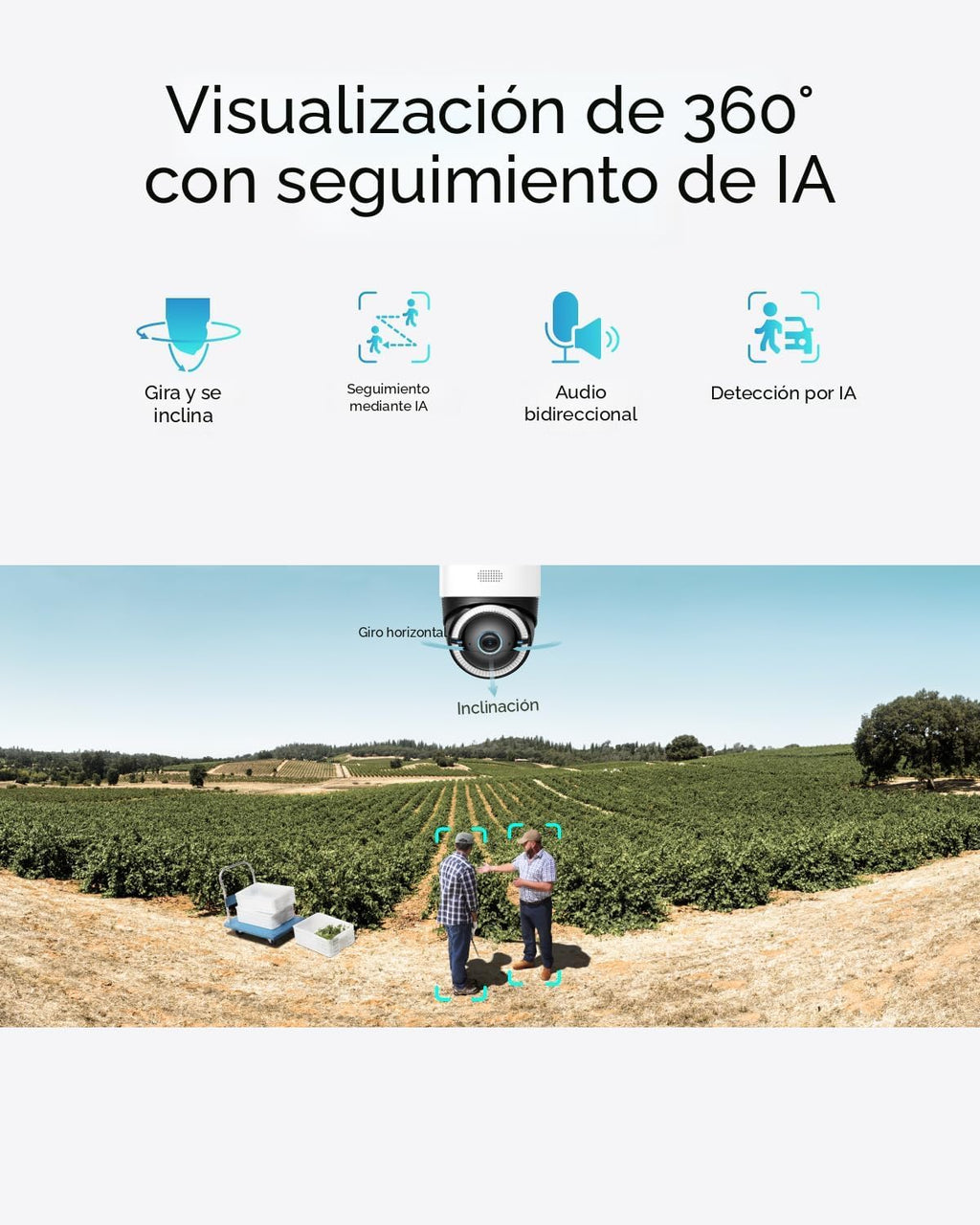 eufy Security Cámara 4G LTE S330, cámaras de seguridad solar celular 4K