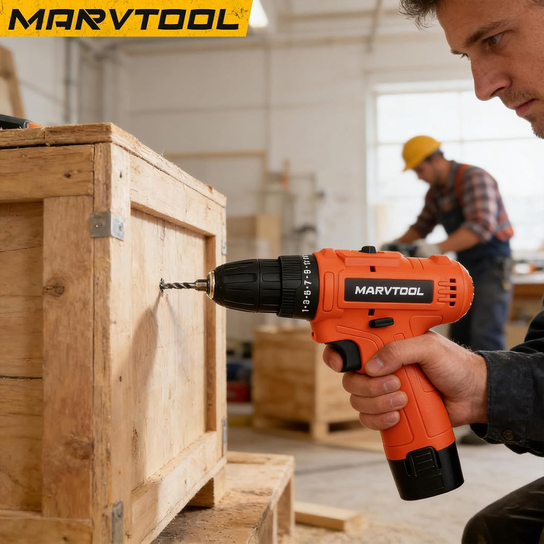 MarvTool Juego de herramientas mecánicas de 152 piezas, caja de her...