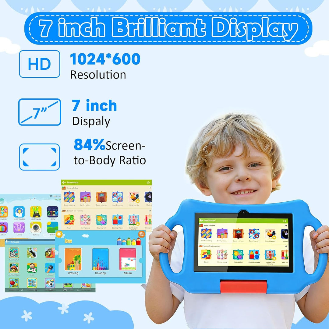 Nyxolaria Tableta para niños de 7 pulgadas Android 12.0 para niños...