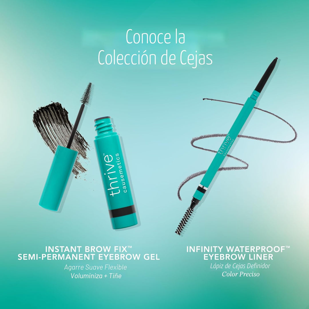 Thrive Causemetics Instant Brow Fix Gel semipermanente para cejas,...