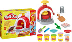 Play-Doh Kitchen Creations - Juego de horno de pizza con 6 latas y 8 accesorios, suministros para el aula de regreso a clases, juguetes de comida y cocina, juguetes preescolares, a partir de 3 años