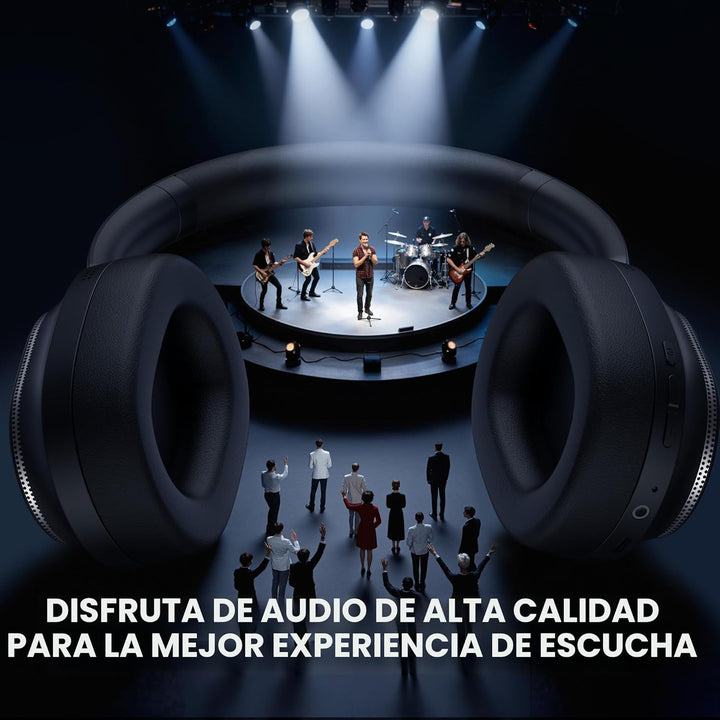 Pointcinco Auriculares híbridos con cancelación activa de ruido, au...