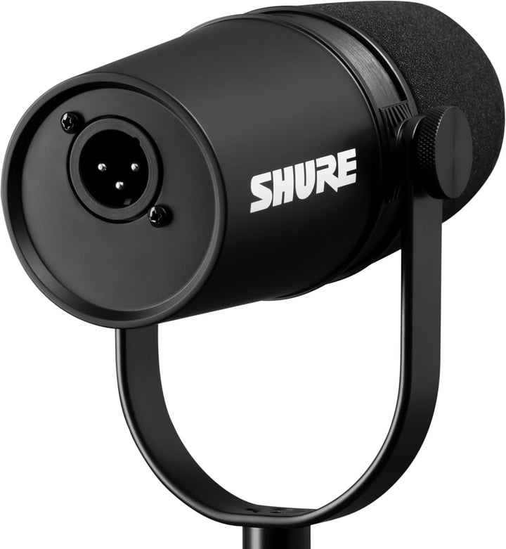 Shure MV7X - Micrófono dinámico XLR cardioide con aislamiento de vo...