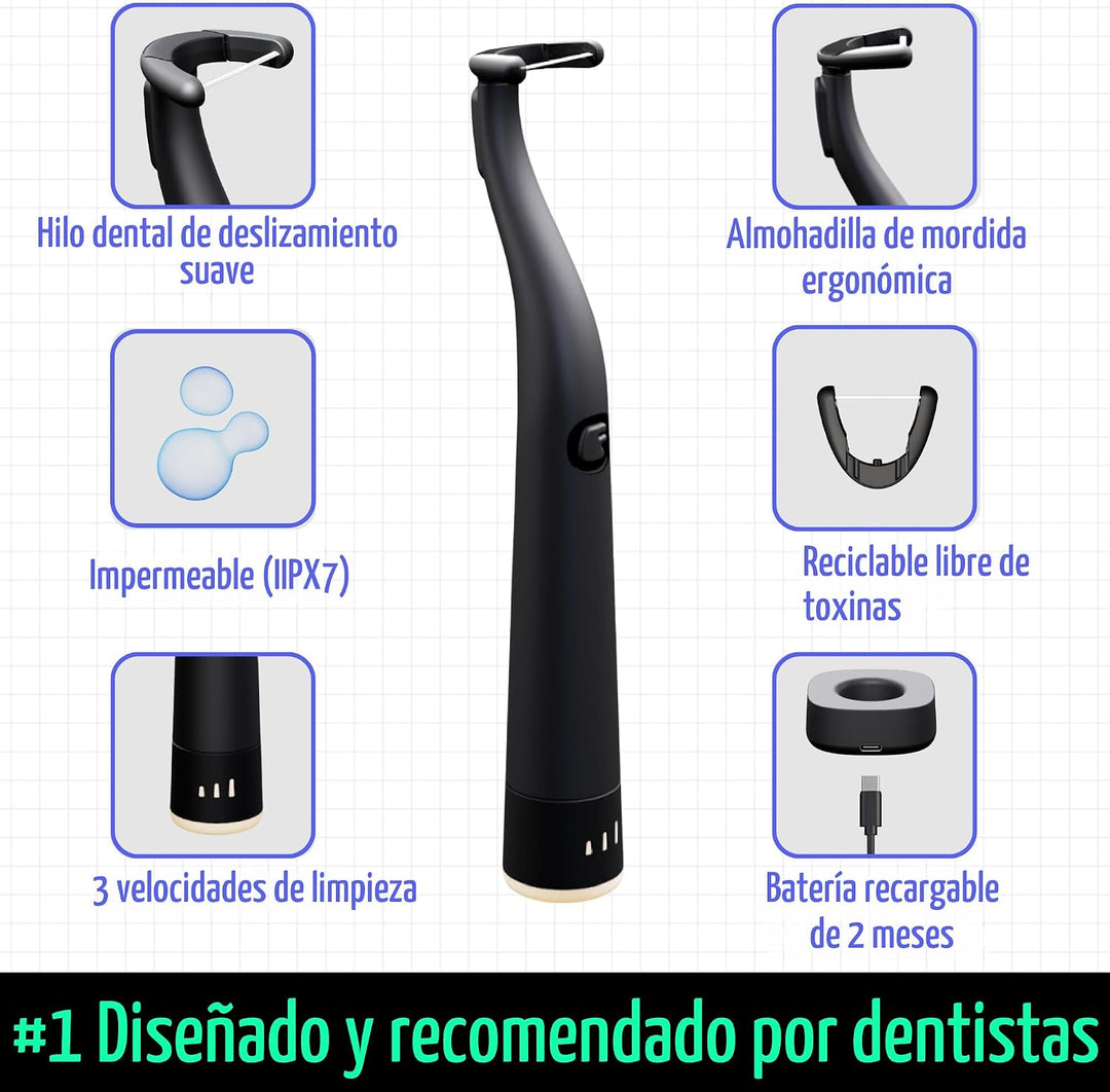 FLAUS Hilo Dental Eléctrico (Oprah's List, Shark Tank) 3 Veloci...