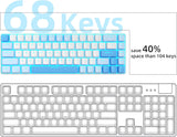 MageGee Teclado mecánico portátil 60% para juegos, MK-Box con retro...