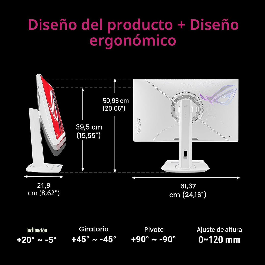ASUS ROG Strix - Monitor para juegos USB-C 4K HDR de 27 pulgadas (X...