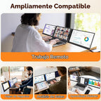 ROYY - Extensor de pantalla para laptop, monitor portátil 1080P FHD...